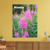 Vuurweed Canvas Afdruk (Insitu (Woonkamer))