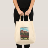 Vuurweed en bergen - Anchorage, Alaska Tote Bag (Voorkant (product))