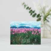 Vuurweed op Baker Island, Acadia, National Park Briefkaart (Staand voorkant)