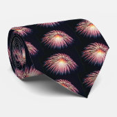 vuurwerk2 stropdas (Opgerold)