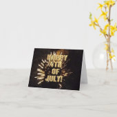 Vuurwerk 10 4 van juli kaart (Gele Bloem)