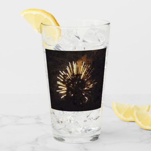 Vuurwerk 10 Collins glazen tumbler (Voorkant ijs)