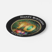 Vuurwerk 10e verjaardag met naam papieren bordje (Gekanteld)