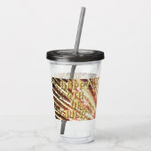 Vuurwerk 11 4 juli acryl tumbler acryl drinkbeker (Achterkant)
