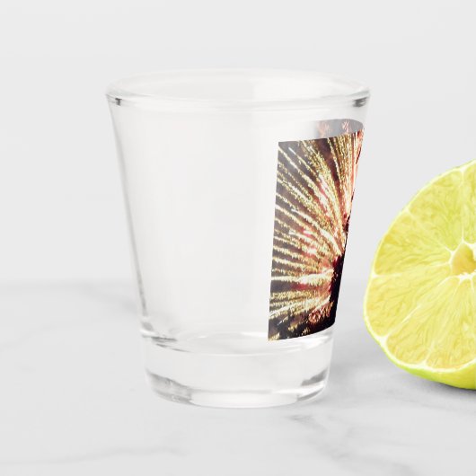 Vuurwerk 11 borrelglas shot glas (Links)