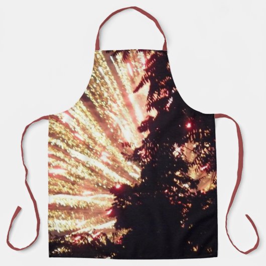 Vuurwerk 11 chef-schort schort (Voorkant)