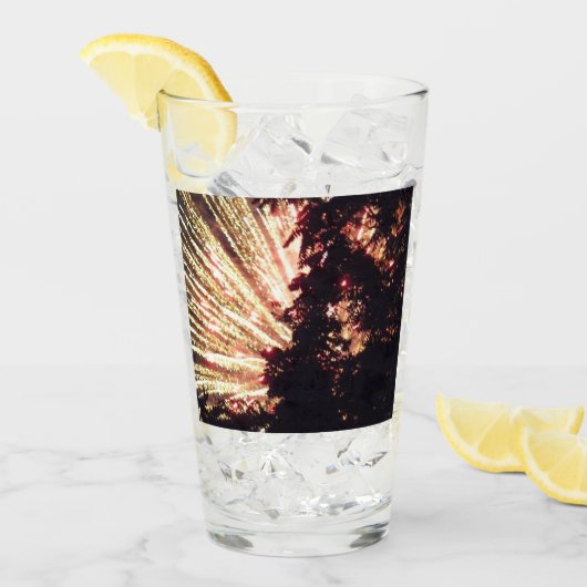 Vuurwerk 11 Collins glazen tumbler (Voorkant ijs)