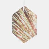 Vuurwerk 11 glas zeshoek ornament (Voorkant links)