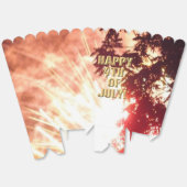Vuurwerk 12 4 juli popcorn dozen bedankdoosjes (Ongevouwen)
