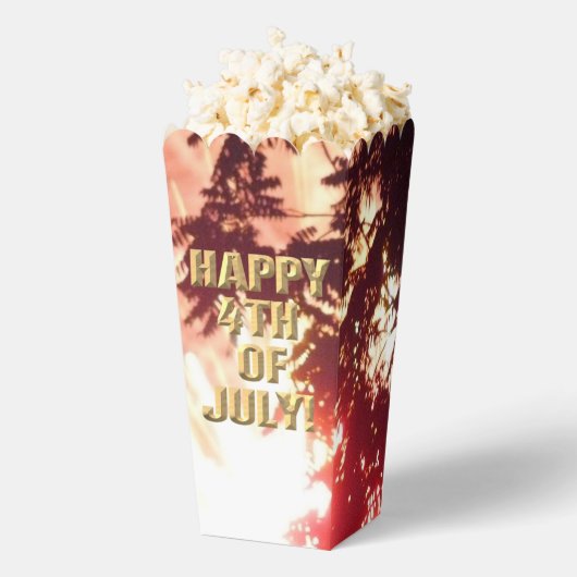 Vuurwerk 12 4 juli popcorn dozen bedankdoosjes (Popped)