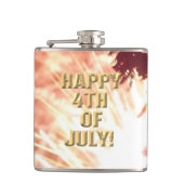 Vuurwerk 12 4th of July gewikkeld kolf Heupfles (Voorkant)