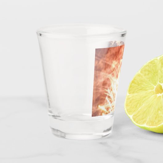 Vuurwerk 12 borrelglas shot glas (Links)