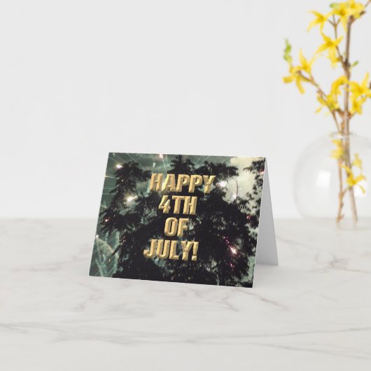 Vuurwerk 13 4 juli kaart (Gele Bloem)