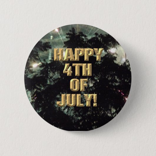Vuurwerk 13 4 juli knop ronde button 5,7 cm (Voorkant)