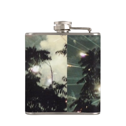 Vuurwerk 13 4th of July gewikkeld kolf Heupfles (Achterkant)