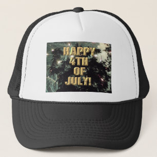 Vuurwerk 13 4th van juli trucker hoed pet