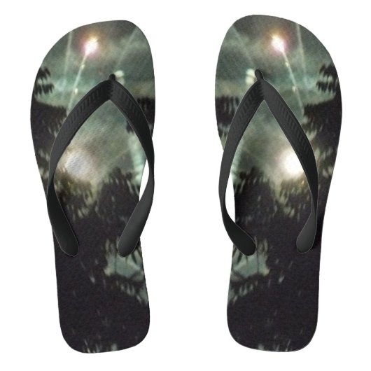 Vuurwerk 13 brede teenslippers (Voetbed)