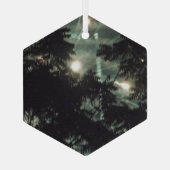 Vuurwerk 13 glas zeshoek ornament (Achterkant)