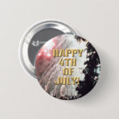 Vuurwerk 14 4 juli knop ronde button 5,7 cm (Voorkant /achterkant)
