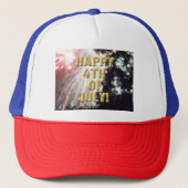 Vuurwerk 14 4 juli rood wit blauw vrachtwagen pet (Voorkant)