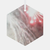 Vuurwerk 14 glas zeshoek ornament (Achterkant)