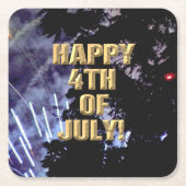 Vuurwerk 14 juli papieren onderzetters (Voorkant)