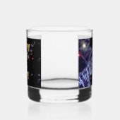 Vuurwerk 14 juli rotsen glas (Links)