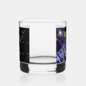 Vuurwerk 14 juli rotsen glas (Rechts)