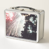 Vuurwerk 14 roestvrij lunchbox (Voorkant)
