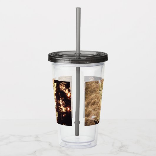 Vuurwerk 15 4 juli acryl tumbler acryl drinkbeker (Rechts)