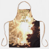 Vuurwerk 15 4 juli chef schort (Voorkant)
