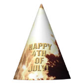 Vuurwerk 15 4 juli feest pet feesthoedjes (Voorkant)