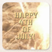 Vuurwerk 15 4 juli papieren onderzetters (Voorkant)