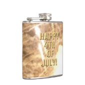 Vuurwerk 15 4th van juli gewikkeld kolf heupfles (Rechts)