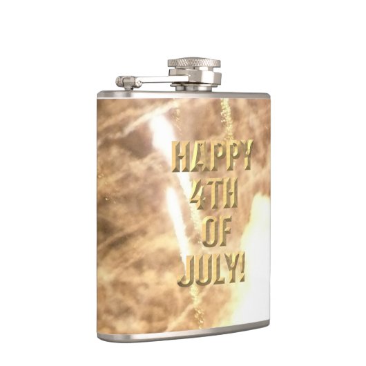 Vuurwerk 15 4th van juli gewikkeld kolf heupfles (Rechts)