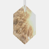 Vuurwerk 15 glazen zeshoekige kerstbal glas ornament (Voorkant Rechts)