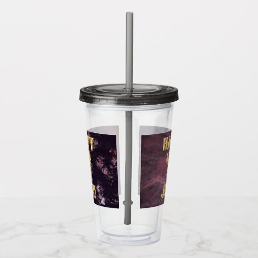 Vuurwerk 16 4 juli acryl tumbler acryl drinkbeker (Rechts)