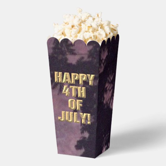 Vuurwerk 16 4 juli popcorn dozen bedankdoosjes (Popped)