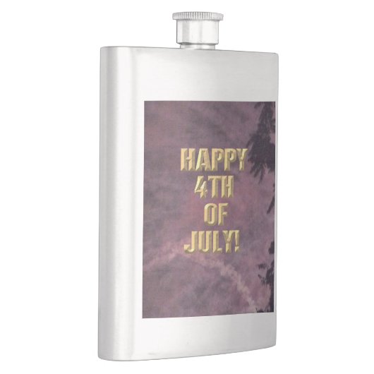 Vuurwerk 16 4 juli roestvrij stalen kolf flacon (Rechts)