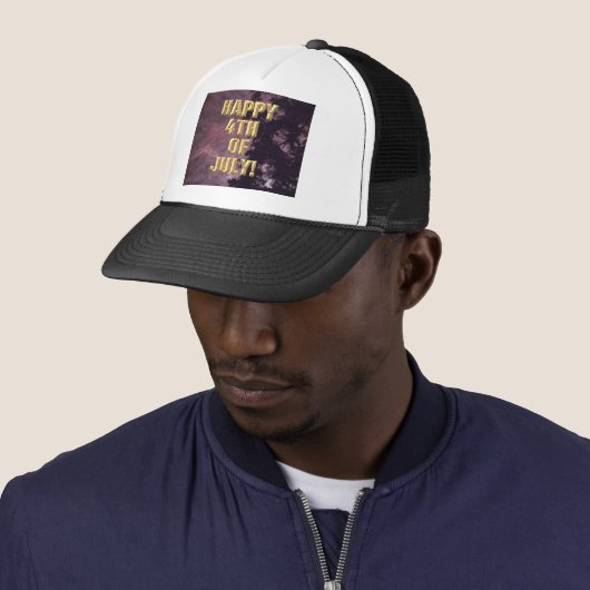 Vuurwerk 16 4th van juli trucker hoed trucker pet (In situ)