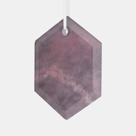 Vuurwerk 16 glas zeshoek ornament (Voorkant links)