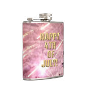 Vuurwerk 17 4th van juli gewikkeld kolf heupfles (Rechts)