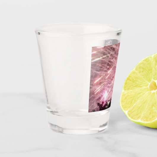 Vuurwerk 17 borrelglas shot glas (Links)