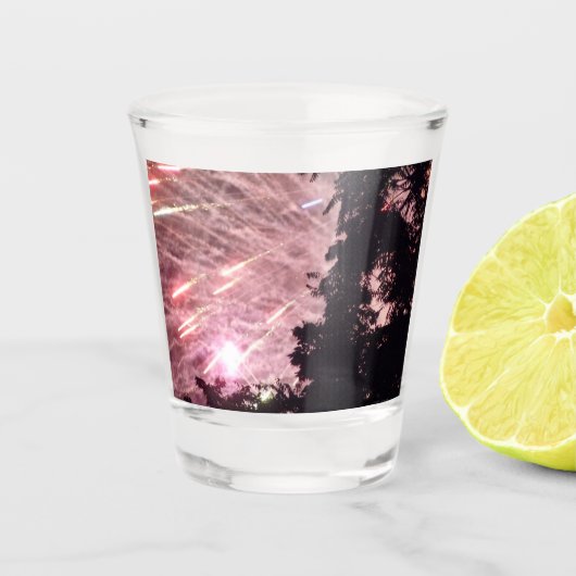 Vuurwerk 17 borrelglas shot glas (Voorkant)