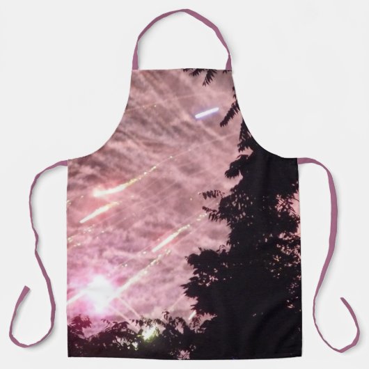 Vuurwerk 17 chef-kok schort (Voorkant)