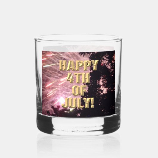 Vuurwerk 18 4 juli rotsen glas (Voorkant)