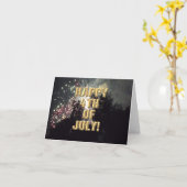 Vuurwerk 18 4 van juli kaart (Gele Bloem)