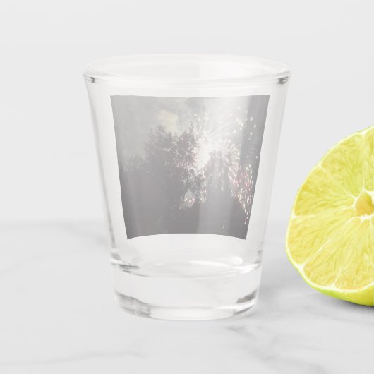 Vuurwerk 18 borrelglas shot glas (Achterkant)