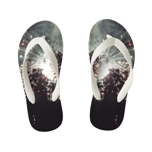 Vuurwerk 18 peuter teenslippers (Voetbed)