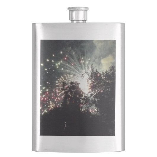 Vuurwerk 18 roestvrij stalen kolf flacon (Voorkant)